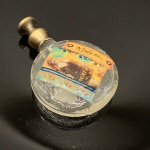 Handmade Small Purse Size Perfume Bottle Dispenser Mixed Media J690